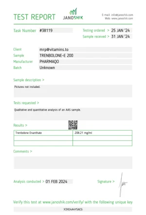 Alternative view of Trenbolone Enanthate