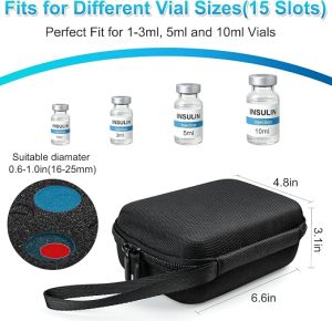 Insulin Vial Protector Case, Peptide Storage Case for Fridge. - Image 6