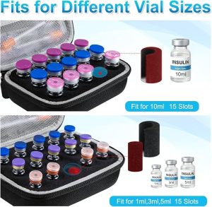 Insulin Vial Protector Case, Peptide Storage Case for Fridge. - Image 5